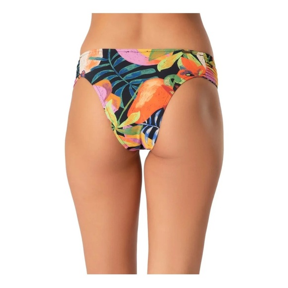 Salinas NWT Textured Blue Cheeky Bikini Swim Suit Set Size Small - Picture 7 of 7